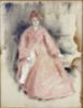 Picture of Antique Print Portrait of Minnie Maddern Fiske (1865 - 1932) in Becky Sharp