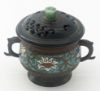 Picture of Antique Chinese Champleve Pot with Lid