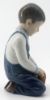 Picture of Vintage Bing & Grondahl Figure of Boy with Pail, 2127