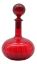 Picture of Antique Optic Rib Ruby Red Decanter