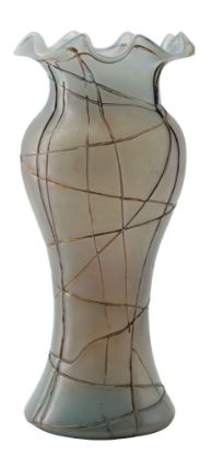 Picture of Antique Kralik (Attributed) - Iridescent Threaded Art Glass Vase