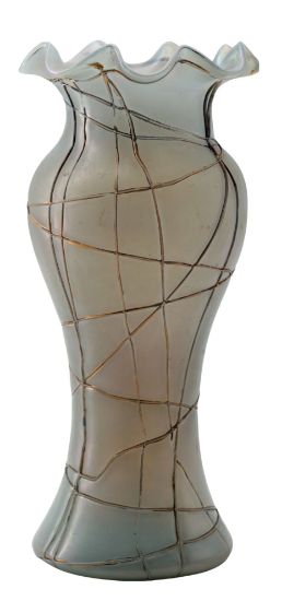 Picture of Antique Kralik (Attributed) - Iridescent Threaded Art Glass Vase