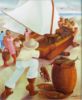Picture of Jaime Mendes - Fishermen Landing Boat With Catch