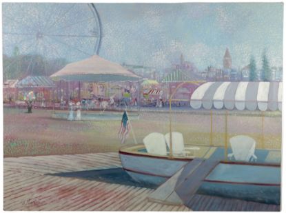 Picture of Scott Marion Duncan - Carousel - Oil on Canvas