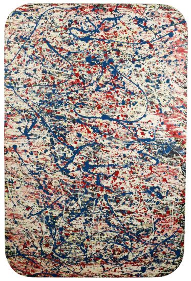Picture of 1964 Drip Painting, signed Braun