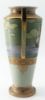 Picture of Nippon - Scenic Landscape Gilt Porcelain Vase