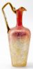 Picture of Antique Bohemian (Moser School) - Cranberry-To-Clear Gilt Enamel Glass Ewer