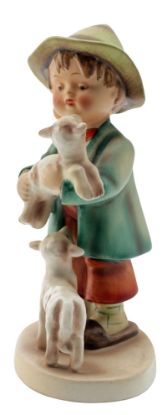 Picture of Hummel Shepherd's Boy Figurine #64 (Goebel) – Boy With Lambs