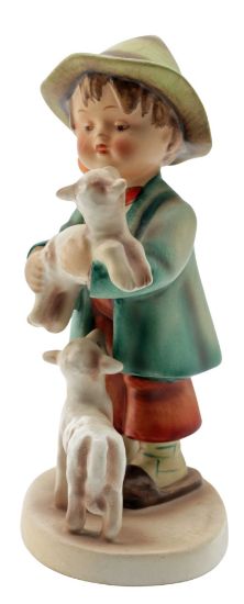 Picture of Hummel Shepherd's Boy Figurine #64 (Goebel) – Boy With Lambs