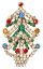 Picture of Vintage Rhinestone Christmas Tree Brooch