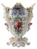 Picture of Antique Porcelain Vase Enameled with Floral Arrangments