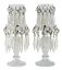 Picture of Antique American Brilliant Cut Glass Candlestick Lusters