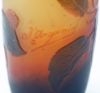 Picture of D'Argental (French) - Cameo Glass Vase With Leaf And Berry Motif