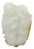 Picture of Antique Chinese Jade Carving Group of Liu Hai with Boy