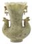 Picture of Antique Chinese Archaistic Carved Jade Mythical Bird Vase