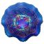 Picture of Antique Northwood Grape and Cable Bowl in Blue