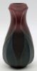Picture of Van Briggle Pottery (American) - Art Pottery Vase With Mulberry And Dark Blue Glaze