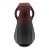Picture of Van Briggle Pottery (American) - Art Pottery Vase With Mulberry And Dark Blue Glaze
