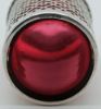 Picture of American - Sterling Overlay Cranberry Glass Muffineer