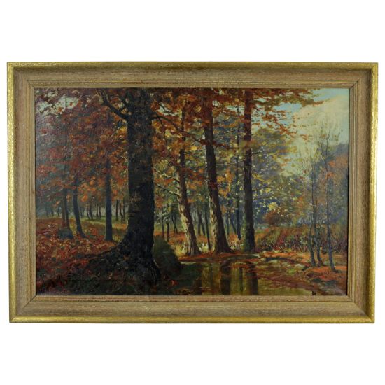 Picture of Frank J. Girardin (American) - Pool In The Woods