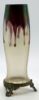 Picture of Antique Bohemian Iridescent Art Glass Mounted Vase