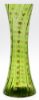 Picture of Antique Bohemian (Attributed) - Green Optic Swirl Enamel Decorated Vase