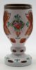 Picture of Bohemian (Attributed) - Cut to Amber Cased Glass Vessel