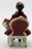 Picture of Vintage Porzellanfabrik F. Wessel (Germany) - Seated Gentleman Porcelain Figurine