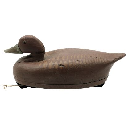 Picture of Antique Great Lakes Region Carved Wooden Duck Decoy