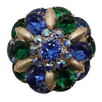 Picture of Vintage Juliana (Attributed) - Blue Green Rhinestone Brooch