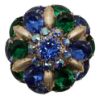 Picture of Vintage Juliana (Attributed) - Blue Green Rhinestone Brooch