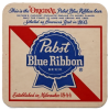 Picture of Vintage 1970s Pabst Blue Ribbon Advertising Coaster Uncirculated