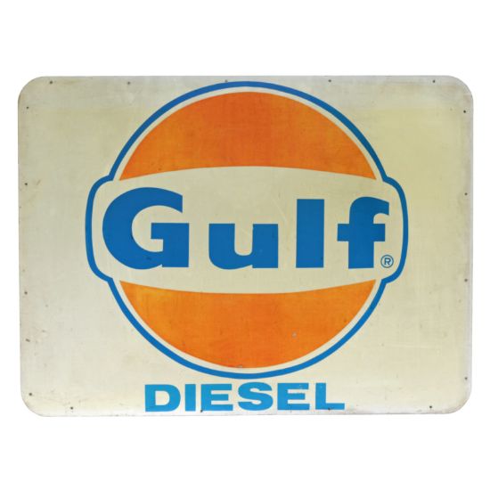 Picture of Gulf Oil - Gulf Diesel Service Station Sign