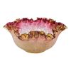 Picture of Antique Moser (Attributed) - Handblown Gilt Art Glass Bowl