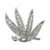 Picture of Vintage Silver and Clear Rhinestone Brooch
